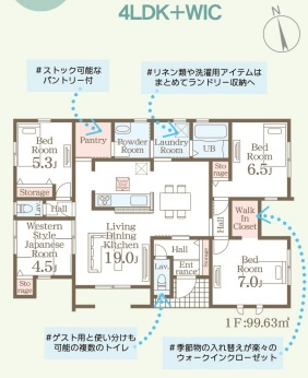 リーブルガーデン霧島市国分湊の間取り