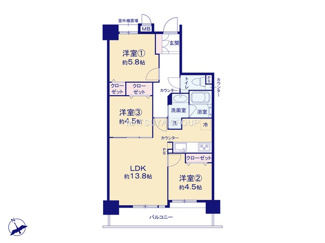 【間取り】 | シャトー安城