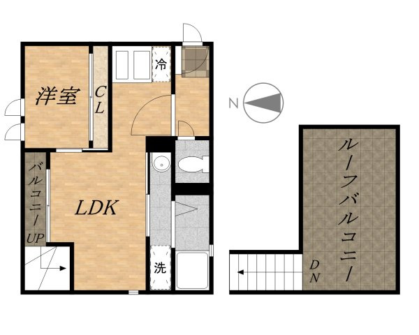 GRANDTIC 宝塚の間取り