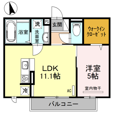 FeliceCasaB棟の間取り
