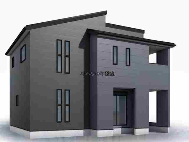 基山町小倉　オール電化新築戸建　一建設株式会社の外観パース