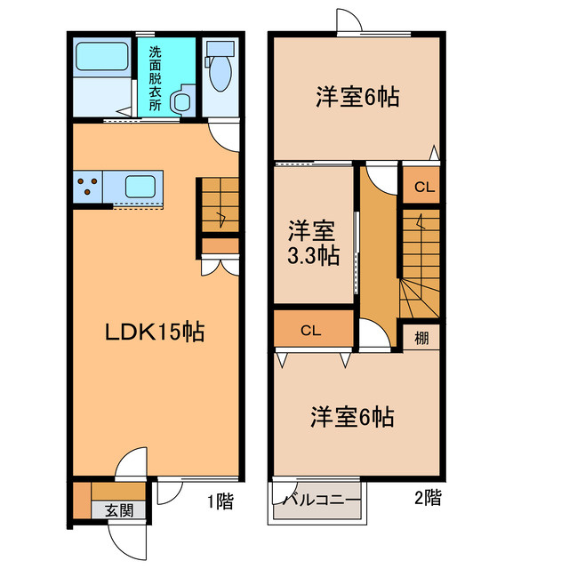 一戸建貸家（西13北2）