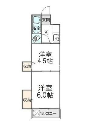 【間取り】 | 花月マンション
