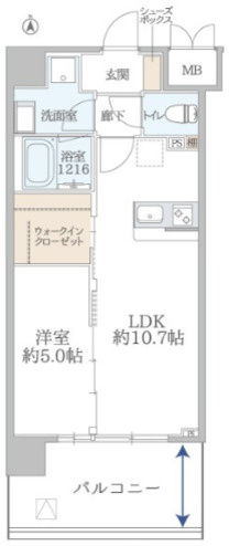 【間取り】 | ATKレジデンスなんば