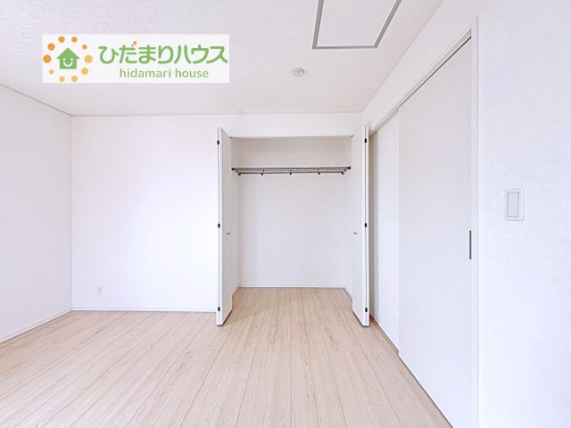【収納】 | かすみがうら市下稲吉第15　新築戸建　1号棟 | 全室にクローゼットが付いていて、お部屋の住空間もスッキリ広々使えそうです(^^)
