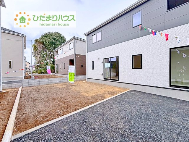 【庭】 | かすみがうら市下稲吉第15　新築戸建　1号棟 | お庭付物件になります！お庭遊びや、プールなどお子様も大喜び(^^)