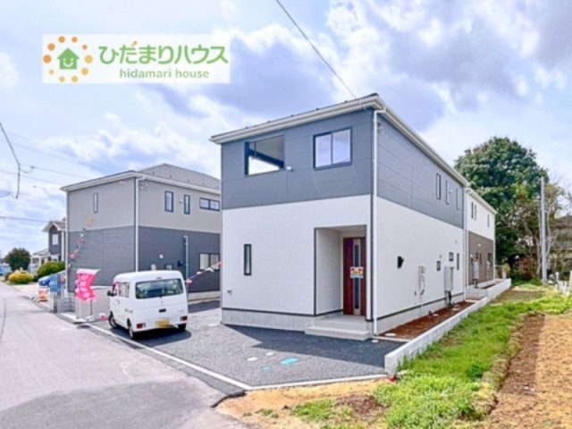 【外観】 | かすみがうら市下稲吉第15　新築戸建　1号棟 | 小学校まで徒歩12分！お子様の登下校も安心できる距離です♪