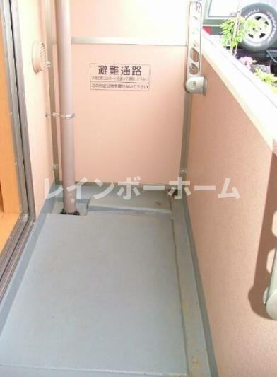 【仲介手数料：50％OFF】対象物件！のバルコニー|陽当たり良好なバルコニーです