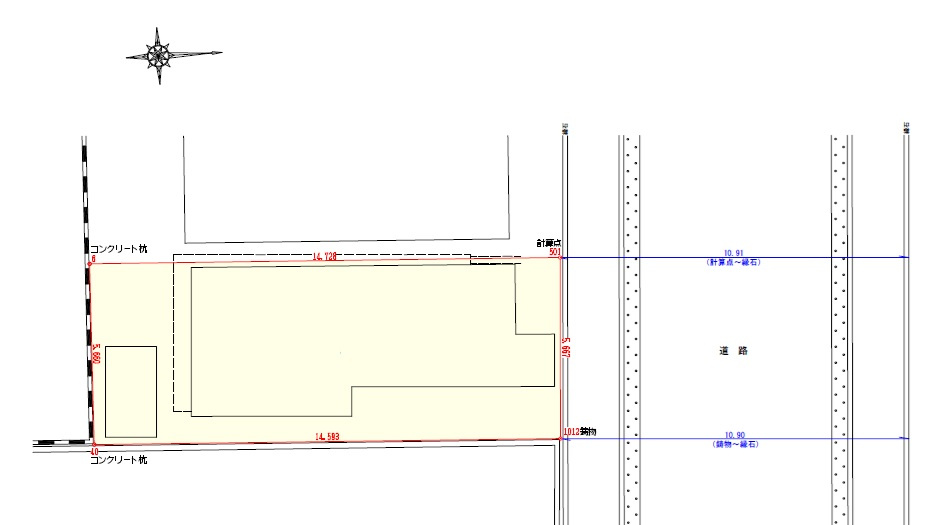 江戸川区中央２丁目　建築条件なし売地
