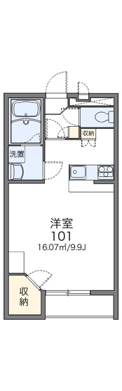 【間取り】 | レオパレスアベニューⅡ