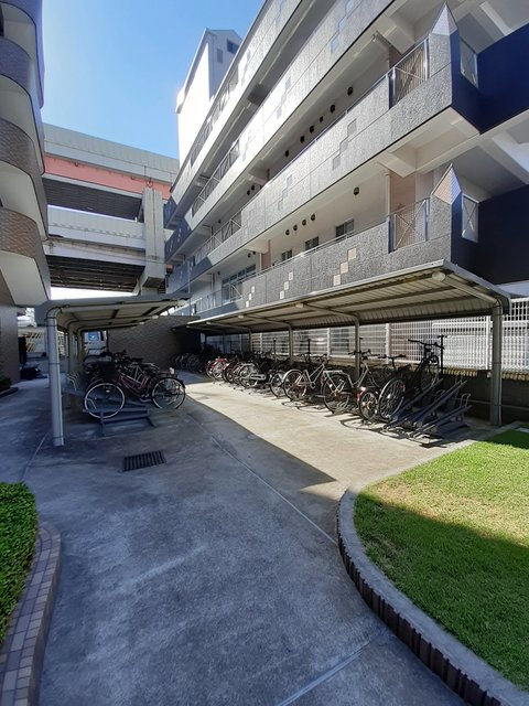 プラシードの駐車場