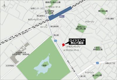 【地図】 | ロイジェント駒込六義園