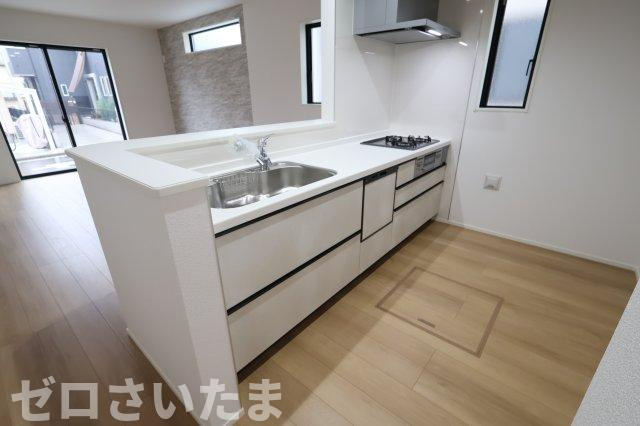 《仲介手数料無料》富士見市上沢２丁目3-1新築一戸建てグラファーレのキッチン
