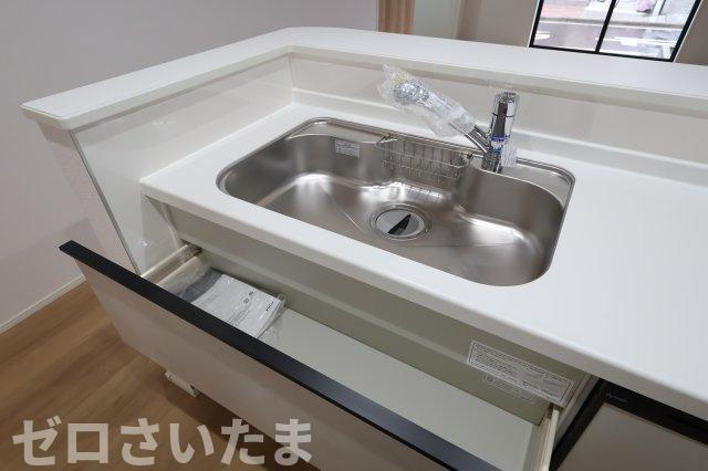 《仲介手数料無料》富士見市上沢２丁目3-1新築一戸建てグラファーレのキッチン