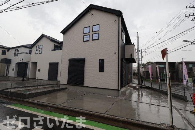 《仲介手数料無料》富士見市上沢２丁目3-1新築一戸建てグラファーレの外観|撮影日 2026年4月23日 12:50 雨