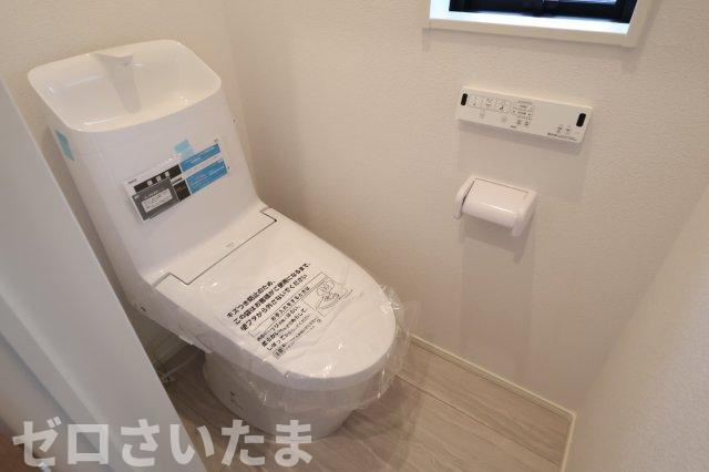 《仲介手数料無料》富士見市上沢２丁目3-1新築一戸建てグラファーレのトイレ