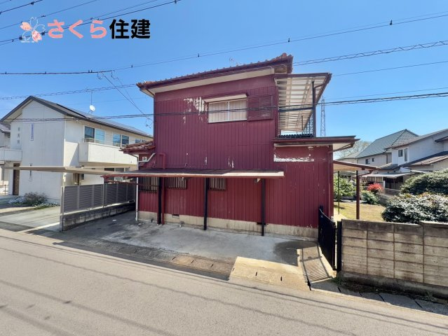 野木町丸林　中古戸建の駐車場|駐車場縦列２台可能です。