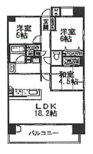 アルファステイツ土佐町の間取り