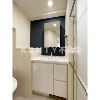 【洗面所】 | オーキッドレジデンス戸越公園 | ゆったりとスペースのある洗面所