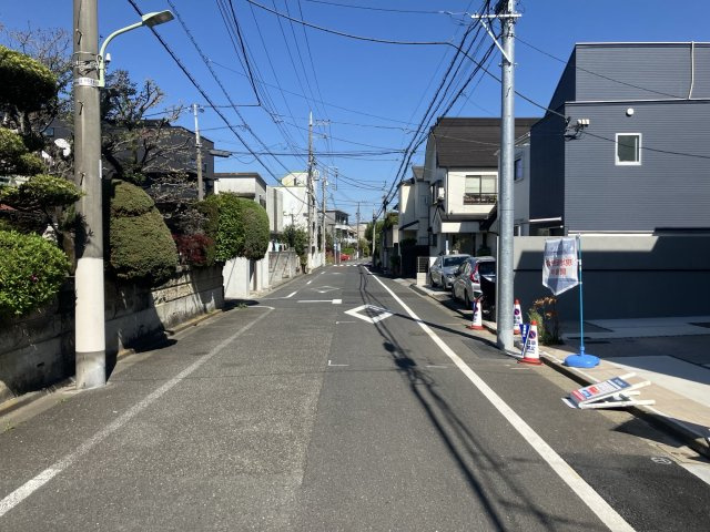 戸建 大田区久が原４丁目の前面道路含む現地写真