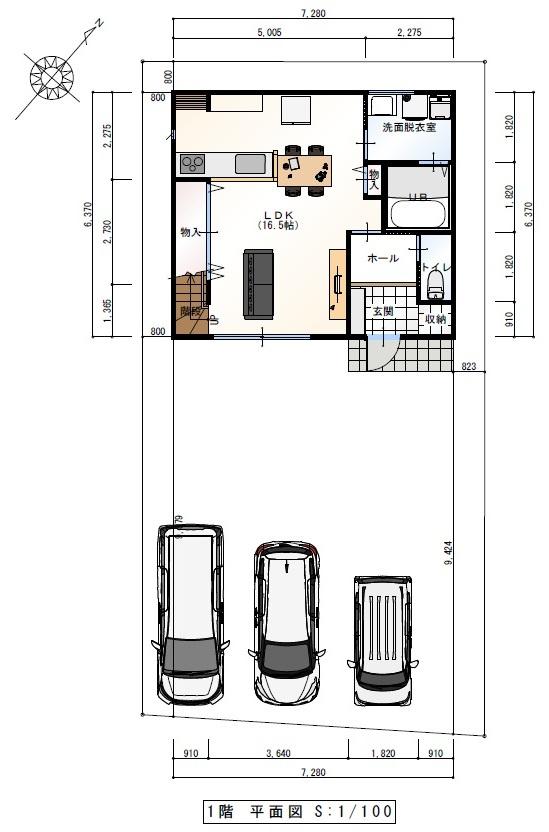 薊野西町１丁目　建築条件付き　売土地の区画図|3LDK+WIC