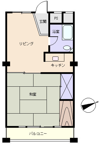 熱海ビラの間取り