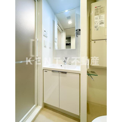 【洗面所】 | ミリアレジデンス品川中延 | 脱衣スペースもあります