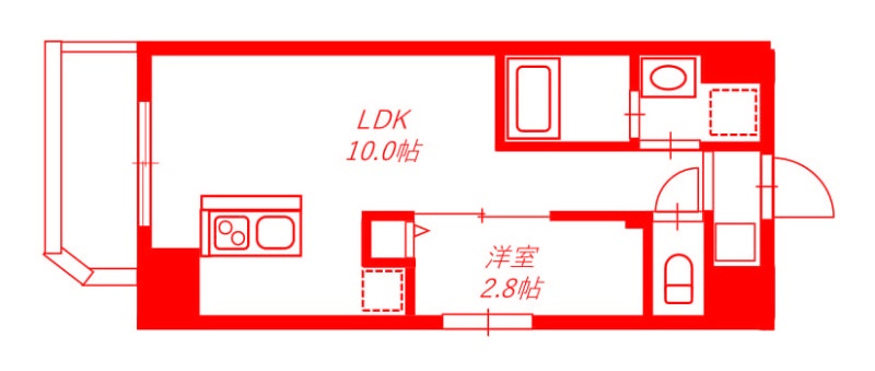 リヴシティ横濱末吉町弐番館の間取り