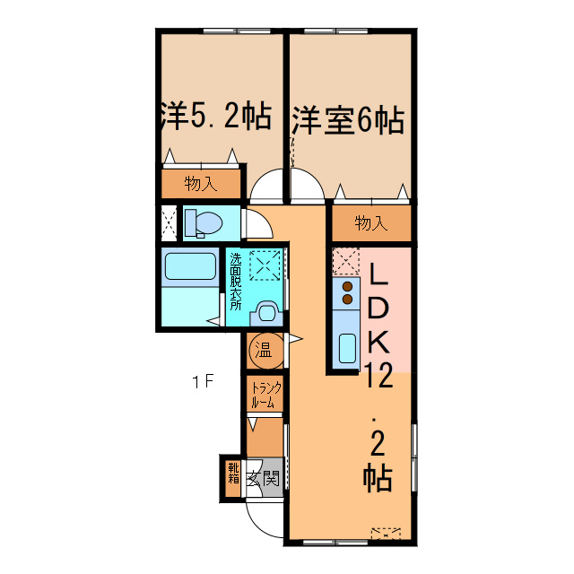 ラポールの間取り