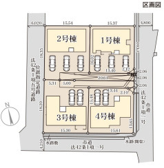 リーブルガーデン霧島市国分湊の区画図