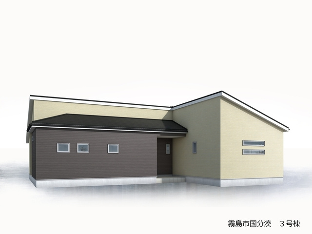 リーブルガーデン霧島市国分湊の外観パース