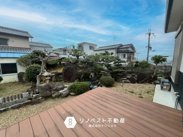 東大阪市上六万寺町の庭|【リノベスト不動産】テナント（事業用）物件のご紹介も可能です。事務所移転・新規開業等お気軽にご相談ください♪