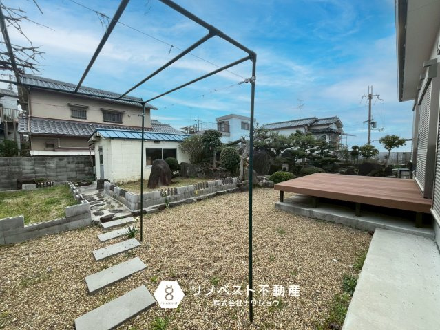 東大阪市上六万寺町の庭|【リノベスト不動産】女性スタッフ・男性スタッフ共に活躍中！