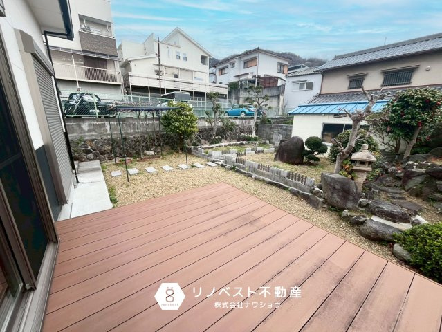 東大阪市上六万寺町の庭|【リノベスト不動産】東大阪市・生野区・東成区での物件探しは弊社にお任せください！