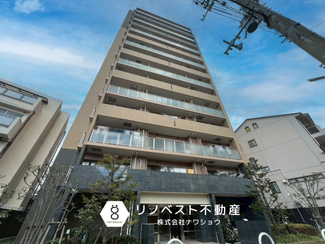 エステムコート八戸ノ里ステーションプレッツの外観|南向き採光で陽当たり良好◎