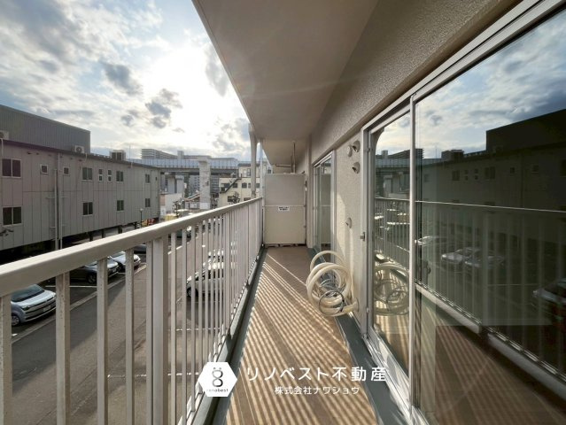 八戸ノ里ニュースカイハイツのバルコニー|【リノベスト不動産】リフォーム・リノベーションのご相談も承ります♪