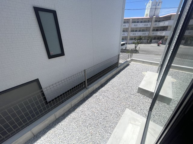 糸満市兼城（全2棟）A号棟の庭|A号棟　お庭付き♪