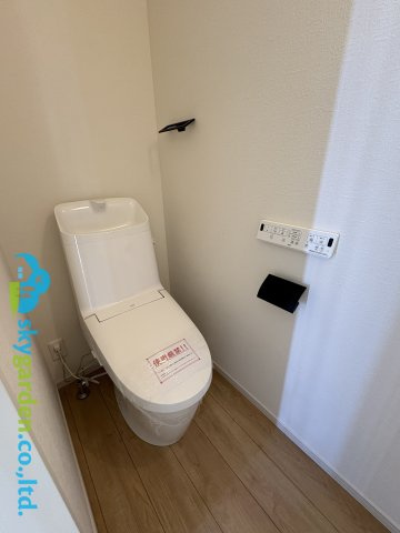 藤沢市鵠沼藤が谷３期　新築戸建　全１棟のトイレ|トイレも気になるポイント