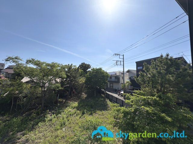 藤沢市鵠沼藤が谷３期　新築戸建　全１棟の展望|2階窓からの風景