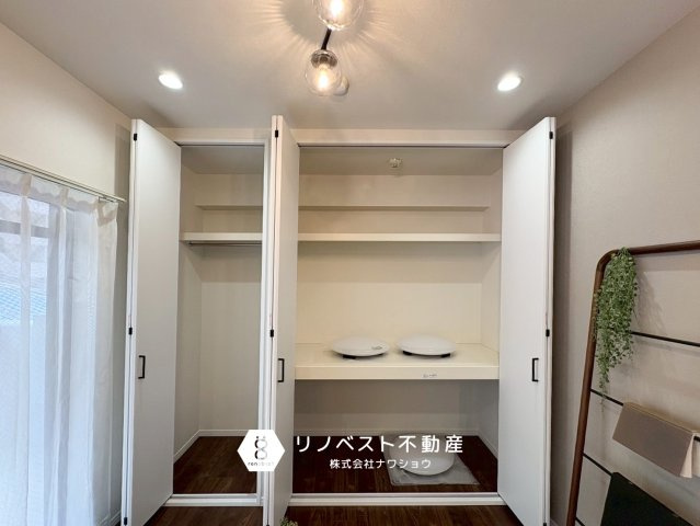 エスリード鴻池の収納|大容量のクローゼットがあるのでスッキリとしたお部屋造りが可能です♪