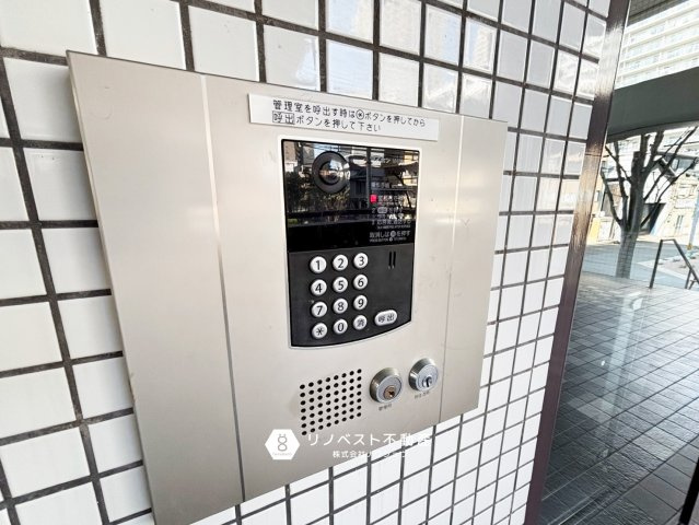 ハイネスプリモール城東の防犯設備|カメラ付きのインターホンで安心♪セキュリティ充実してます