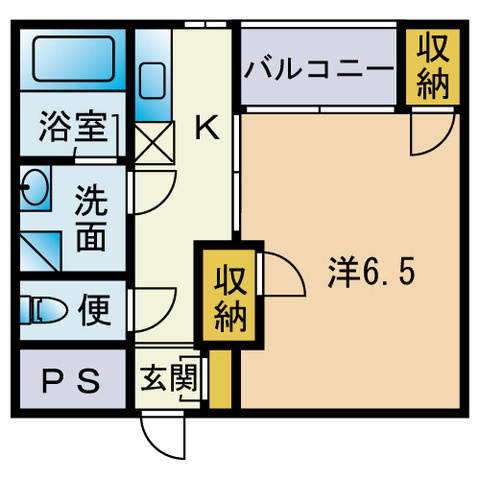 エスポアール和白Ⅱの間取り
