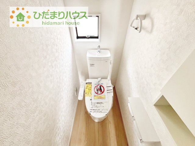 【トイレ】 | かすみがうら市下稲吉第15　新築戸建　2号棟 | トイレは1F、2F共に完備！取り合いになることがありませんね(^^)/