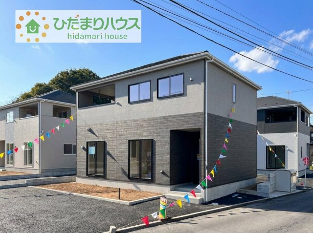 【外観】 | かすみがうら市下稲吉第15　新築戸建　2号棟 | 是非一度、ご家族そろってご内覧ください♪