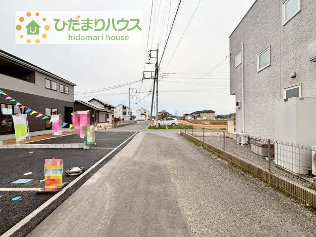 【前面道路含む現地写真】 | かすみがうら市下稲吉第15　新築戸建　2号棟