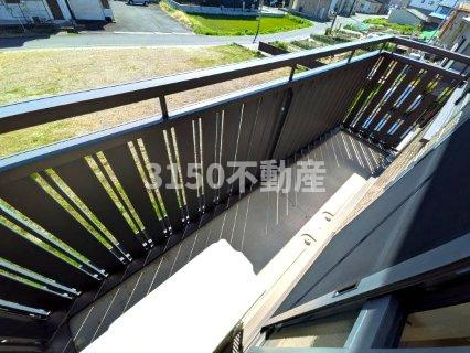 リビングタウン南塚　Bのバルコニー