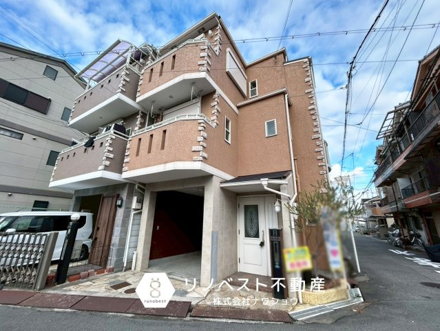 東大阪市源氏ケ丘の外観|南西角地につき日当たり良好です♪
近隣にスーパーもございます◎