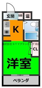 仲介手数料０円！加島ハイツの間取り