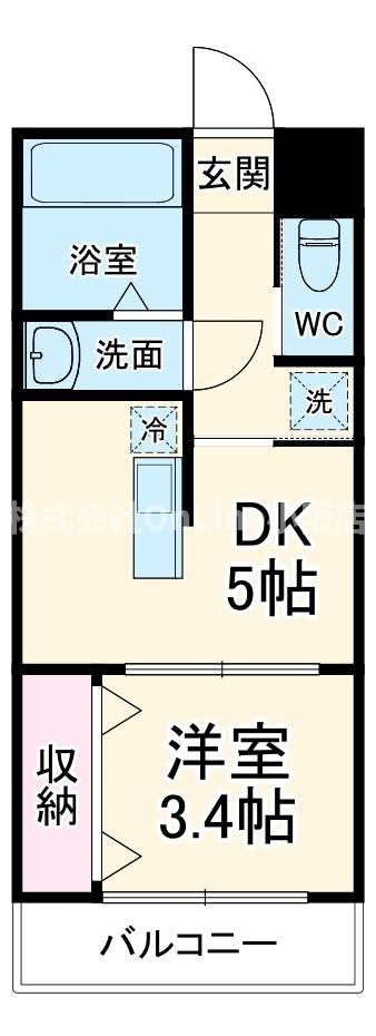 REGIES近大SouthⅡの間取り