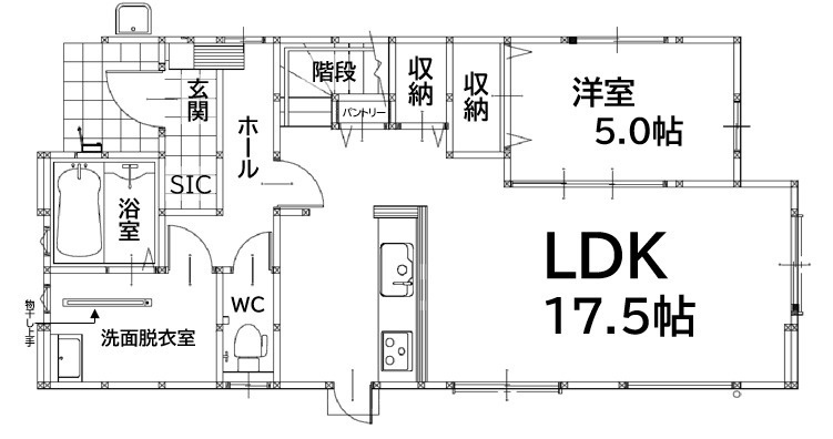 北九州市八幡西区大浦1丁目2期1号棟の間取り